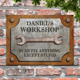 For DIY lovers - Personalised door sign for craftsmen