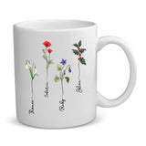 Grandma's garden - Personalised mug for grandma and mum