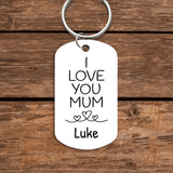 My mum - Personalised keychain for parents and grandparents