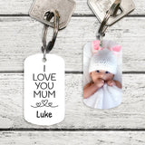 My mum - Personalised keychain for parents and grandparents
